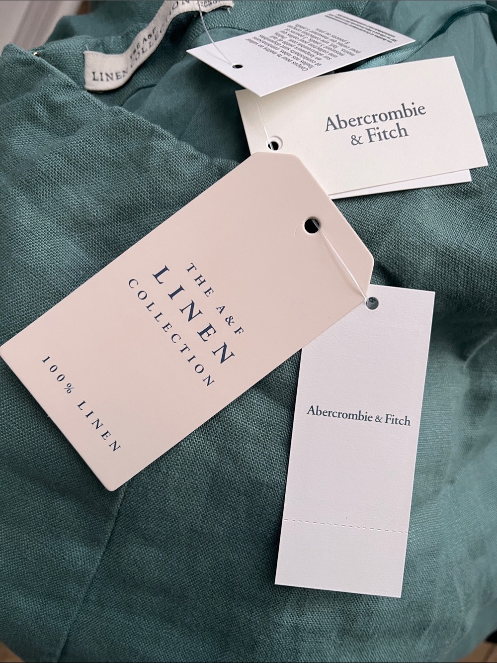 Abercrombie & Fitch Sage Green Maxi Halter Dress - Picture 8 of 16
